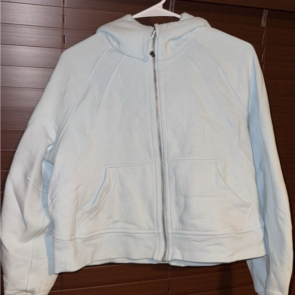 Lululemon Women's Light Blue Hoodie Jacket